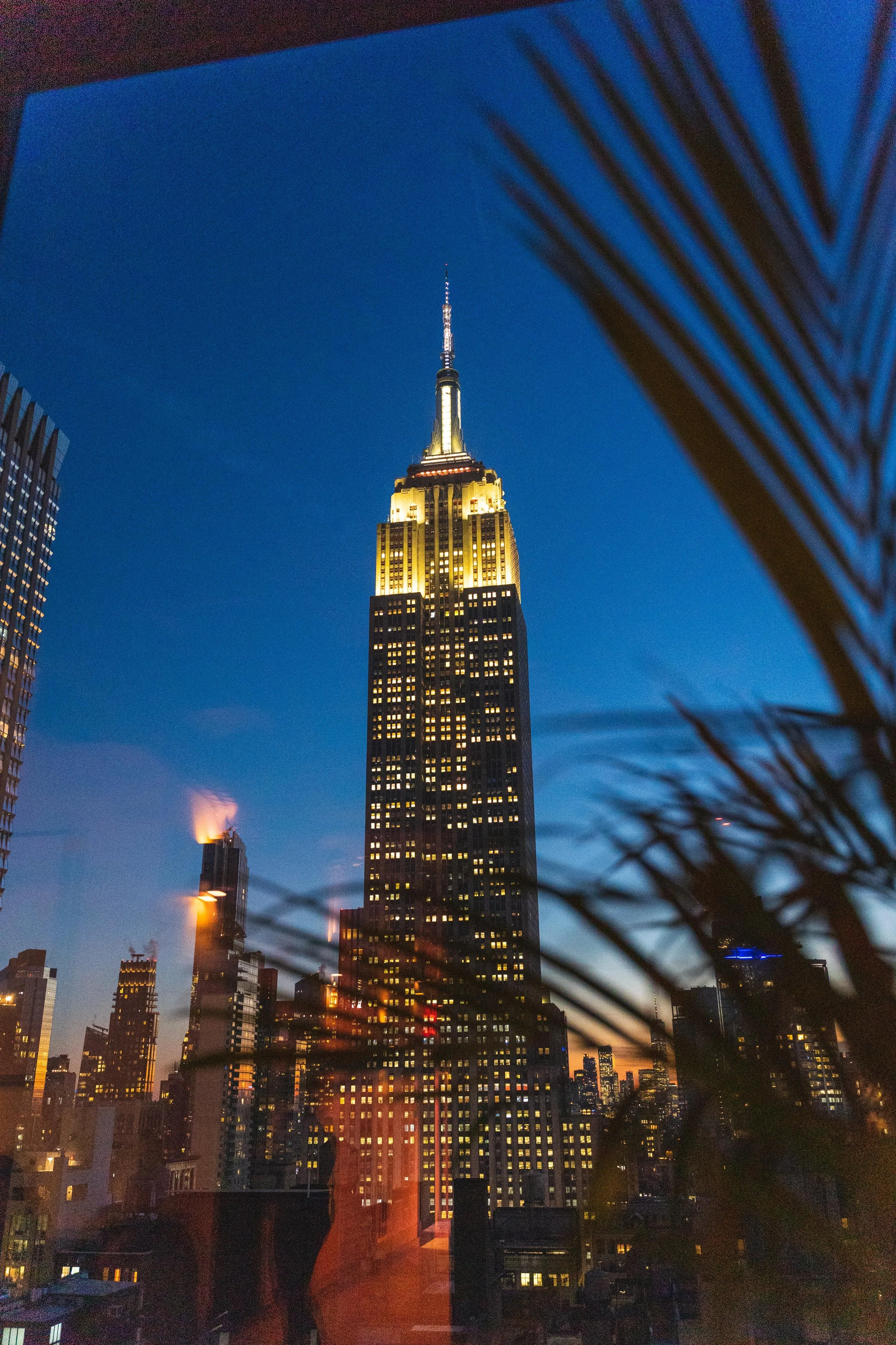 Empire state building views at Daintree Rooftop Bar
