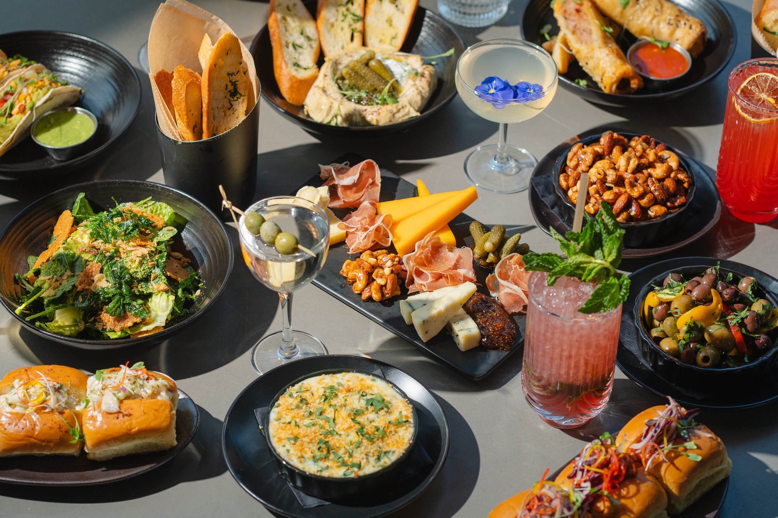 Delicious food and cocktails at daintree