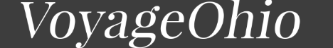 VoyageOhio logo in black and white