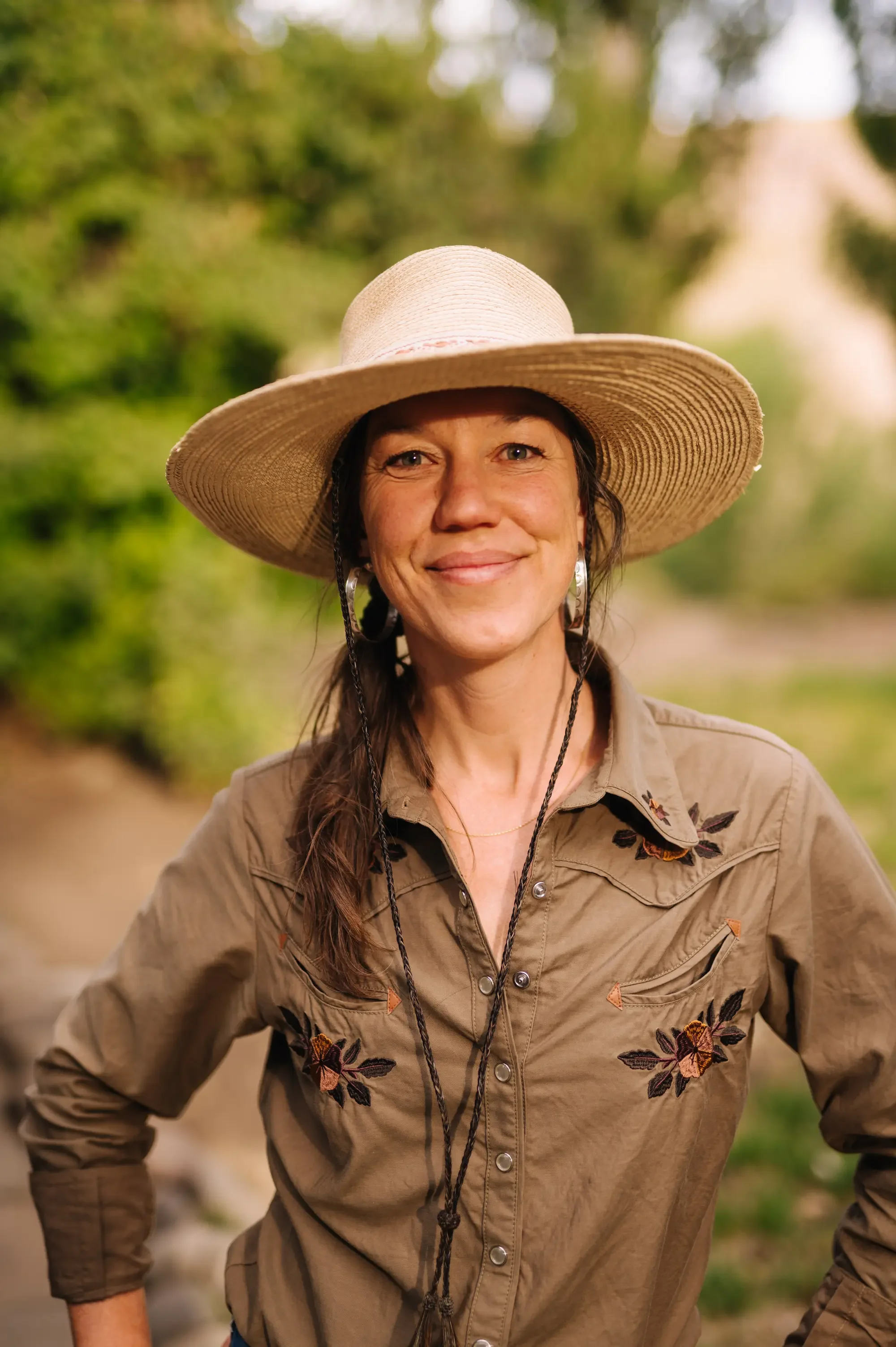 Lulu Waks of Estancia Ranquilco in northern Patagonia, Argentina.