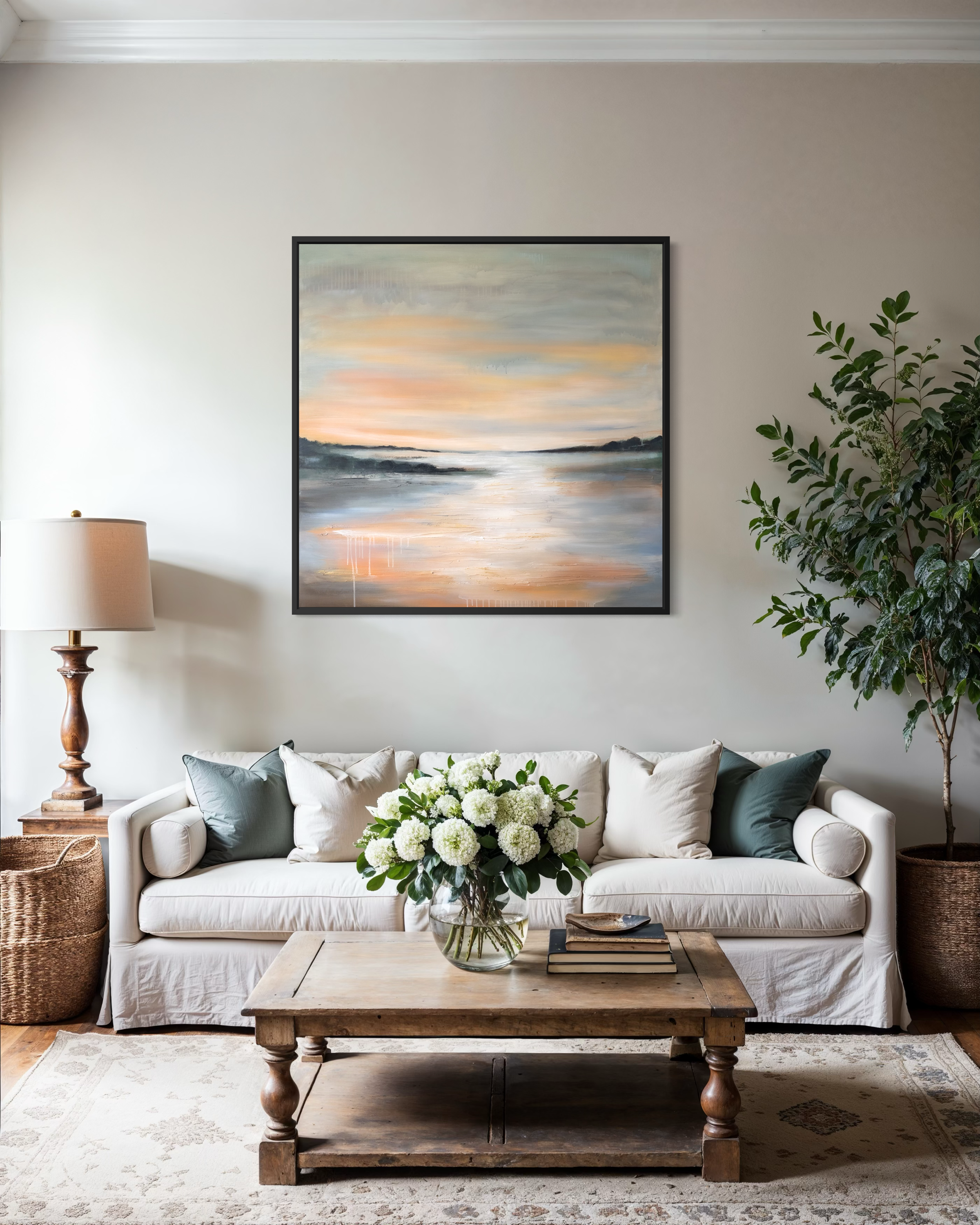 'Washed Away' Matte Canvas Print