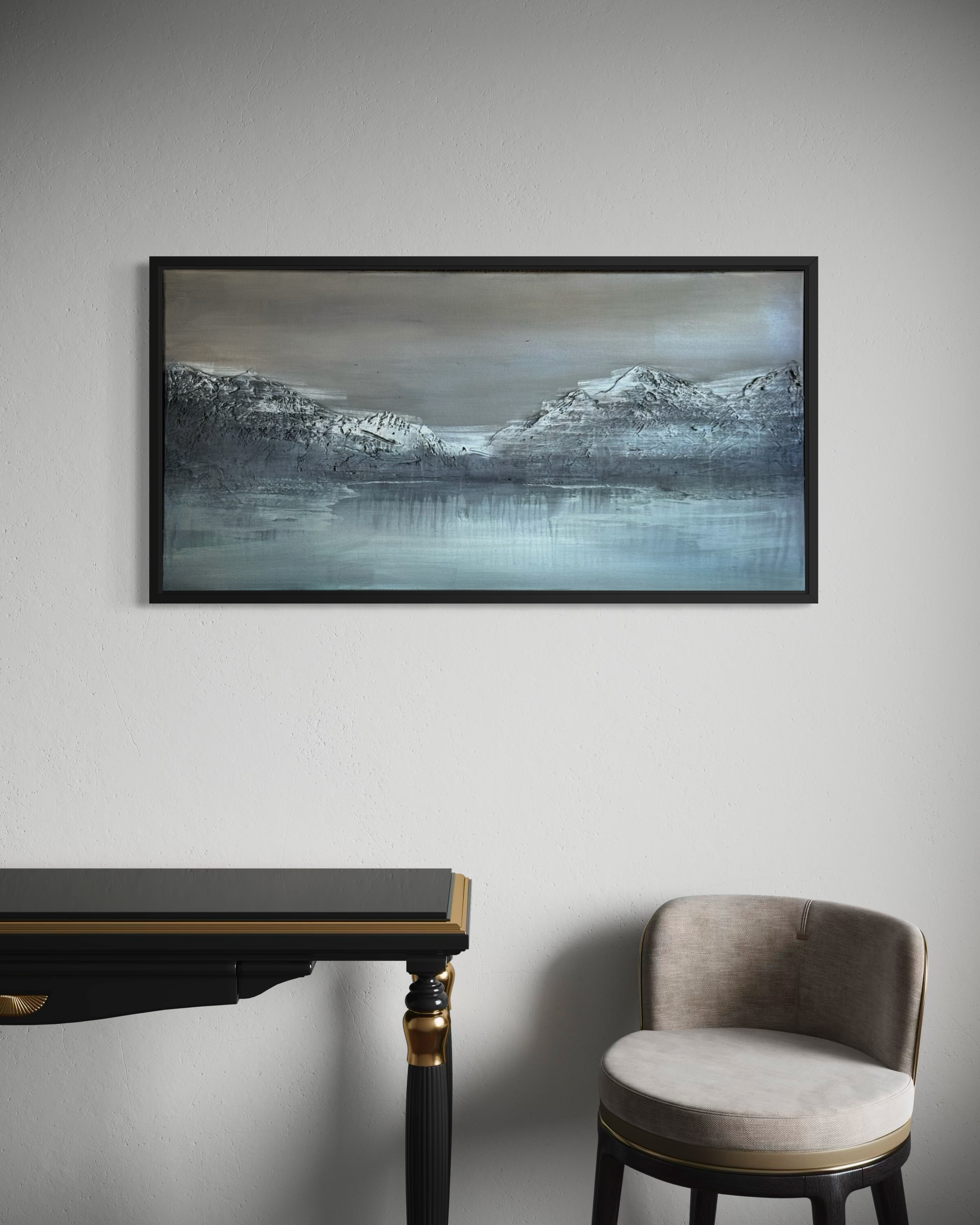 'Eden Breaks' Framed Matte Canvas Wall Art