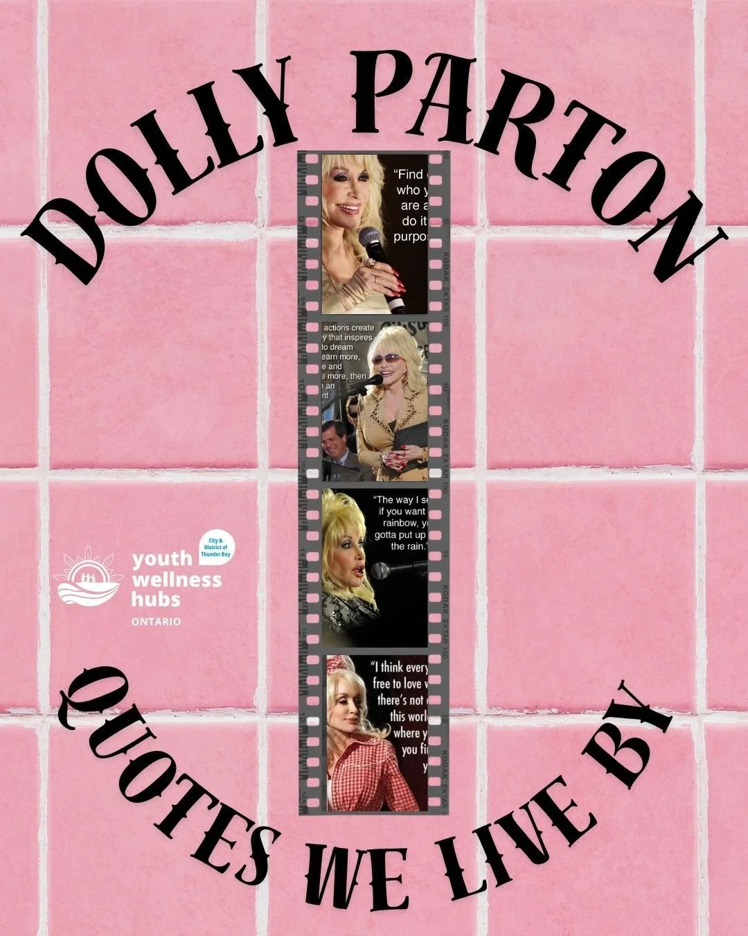 💟 Rest in Peace Dolly 💟

Some quotes from her that we think are relevant to the Youth Wellness Hub.