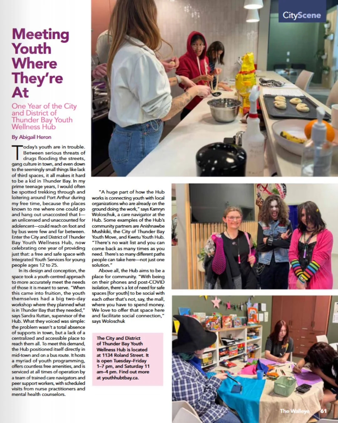 We were featured in the @thewalleye magazine in their September issue ₍₍⚞(˶&circ;ᗜ&circ;˵)⚟⁾⁾!! We are beyond honored that community members like the Walleye are willing to support us and share our mission. 

We're coming up on .✦ ݁˖ONE WHOLE YEAR.✦ 