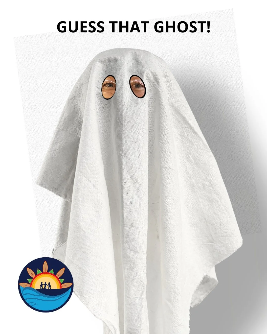 A fun Halloween challenge: can you name all of these Youth Hub ghosts (staff)?