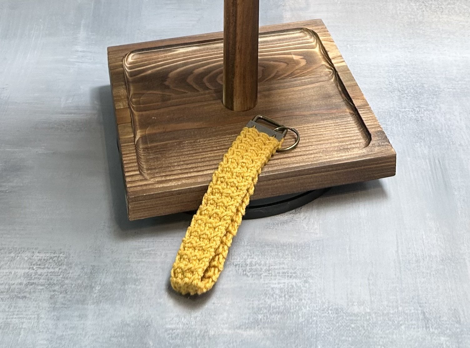 Crocheted wristlet