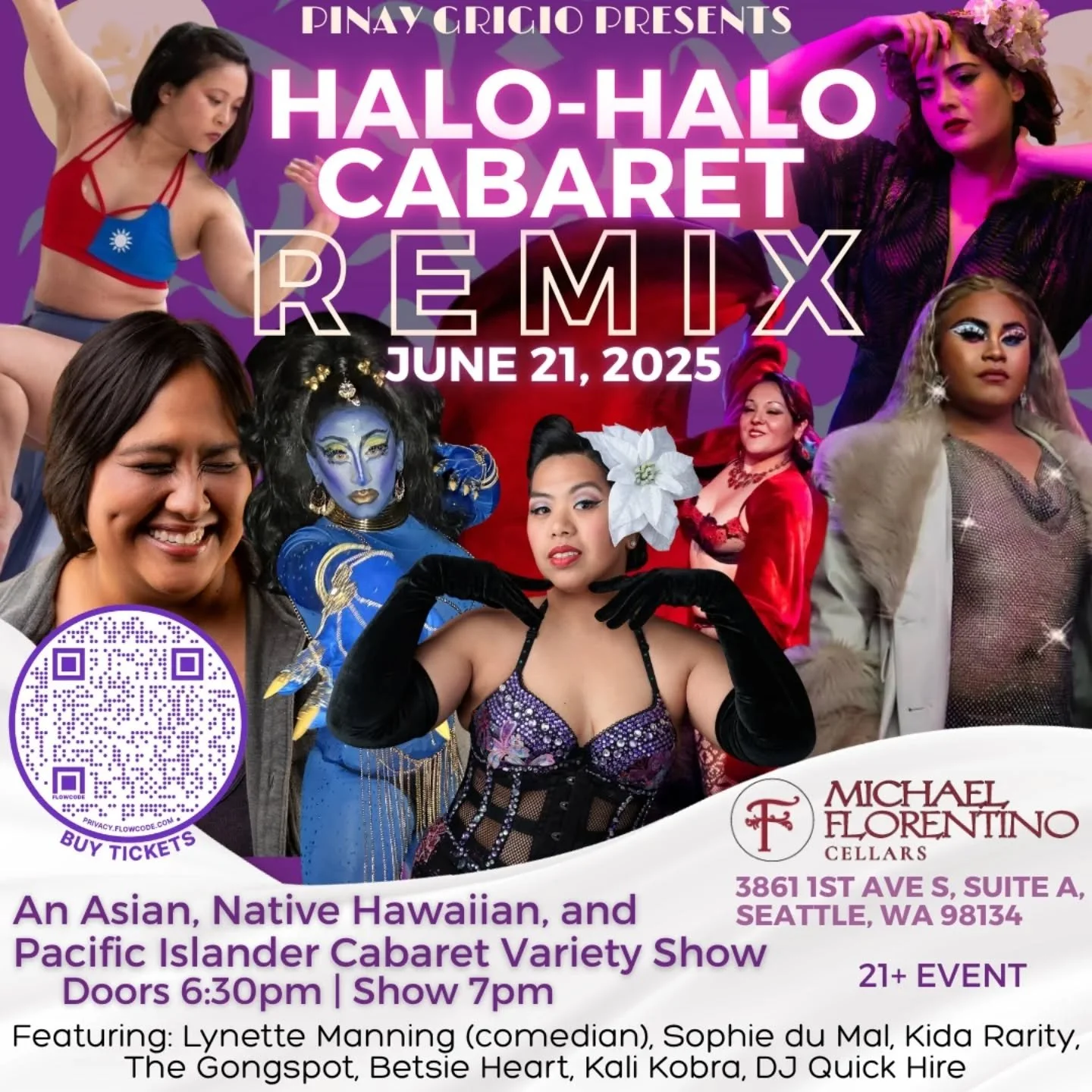Was going to wait until tomorrow to expose my cards but felt the pull to share them today. HAPPY AANHPI MONTH YALL!!! @halohalocabaret is in a month and we are celebrating Asian, Native Hawaiian, and Pacific Islander joy and Pride month! 🌸🌈

This s