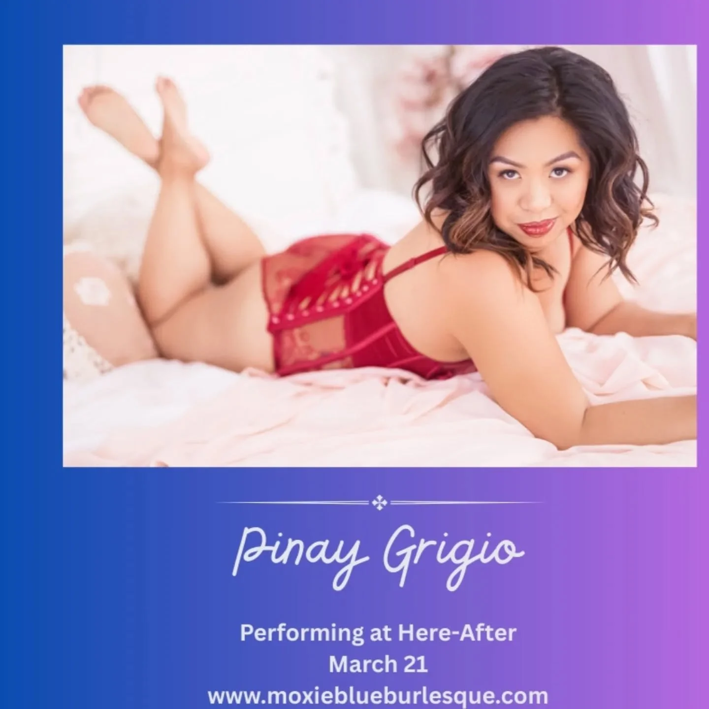 Where to find me this week?
Catch me at @here_after_belltown this Friday at &quot;A Burlesque and Drag Cabaret&quot;, produced by @fatbottomproductions .

I am bringing a super fun piece with me and would love to see you! Ticket link in the bio!