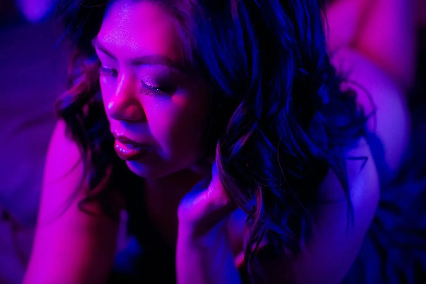 Like I said last year, it took me awhile to get to this point and my voice gets louder every year. Happy Pride!! 🌈

Just noticed that I look super flattering in bisexual lighting (a lot of my favorite show photos have this color scheme) and my costu