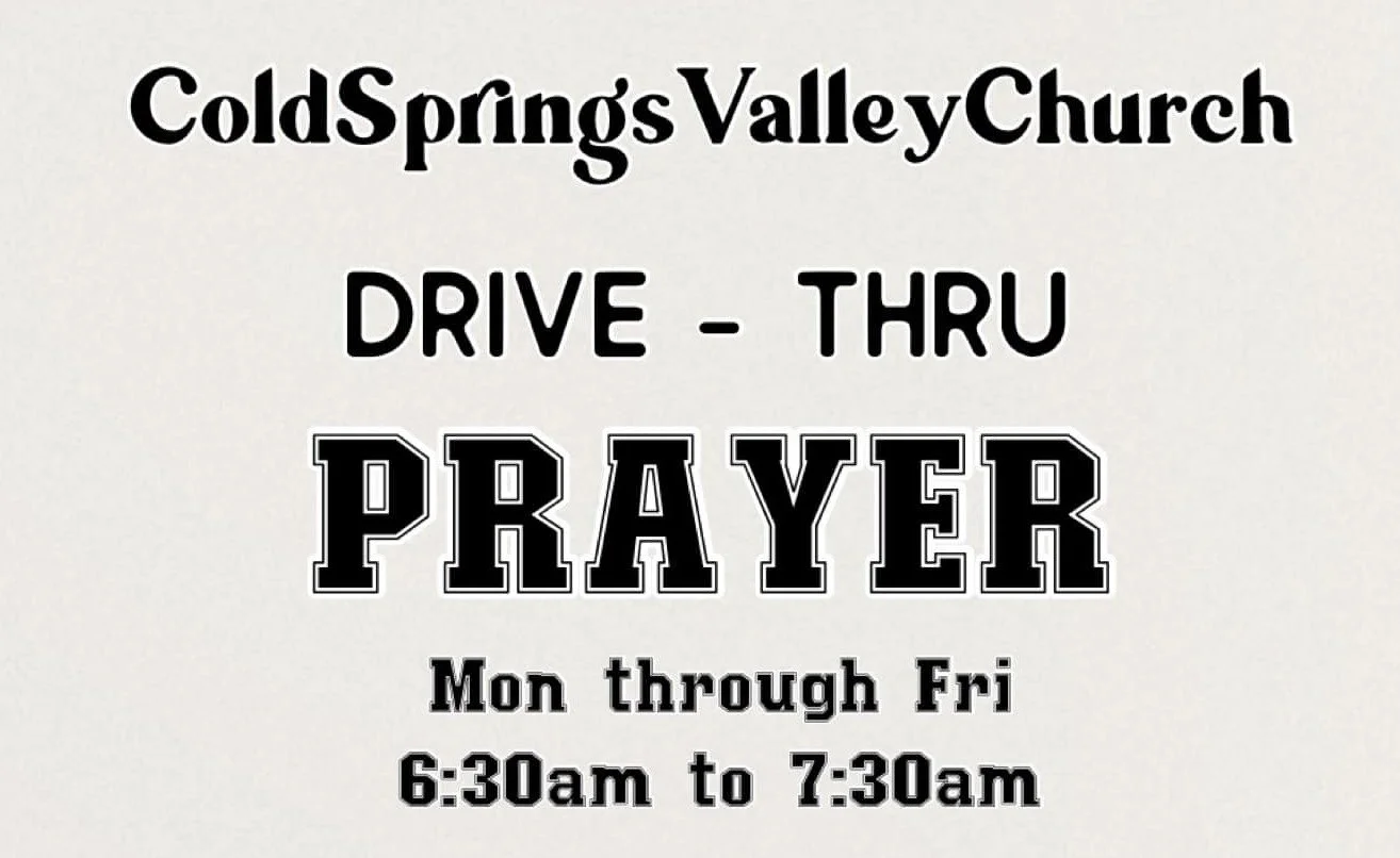 Drive-Thru Prayer