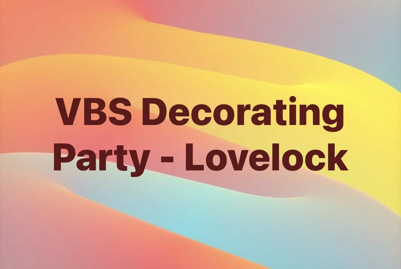 VBS - Craft Decorating Party -Lovelock