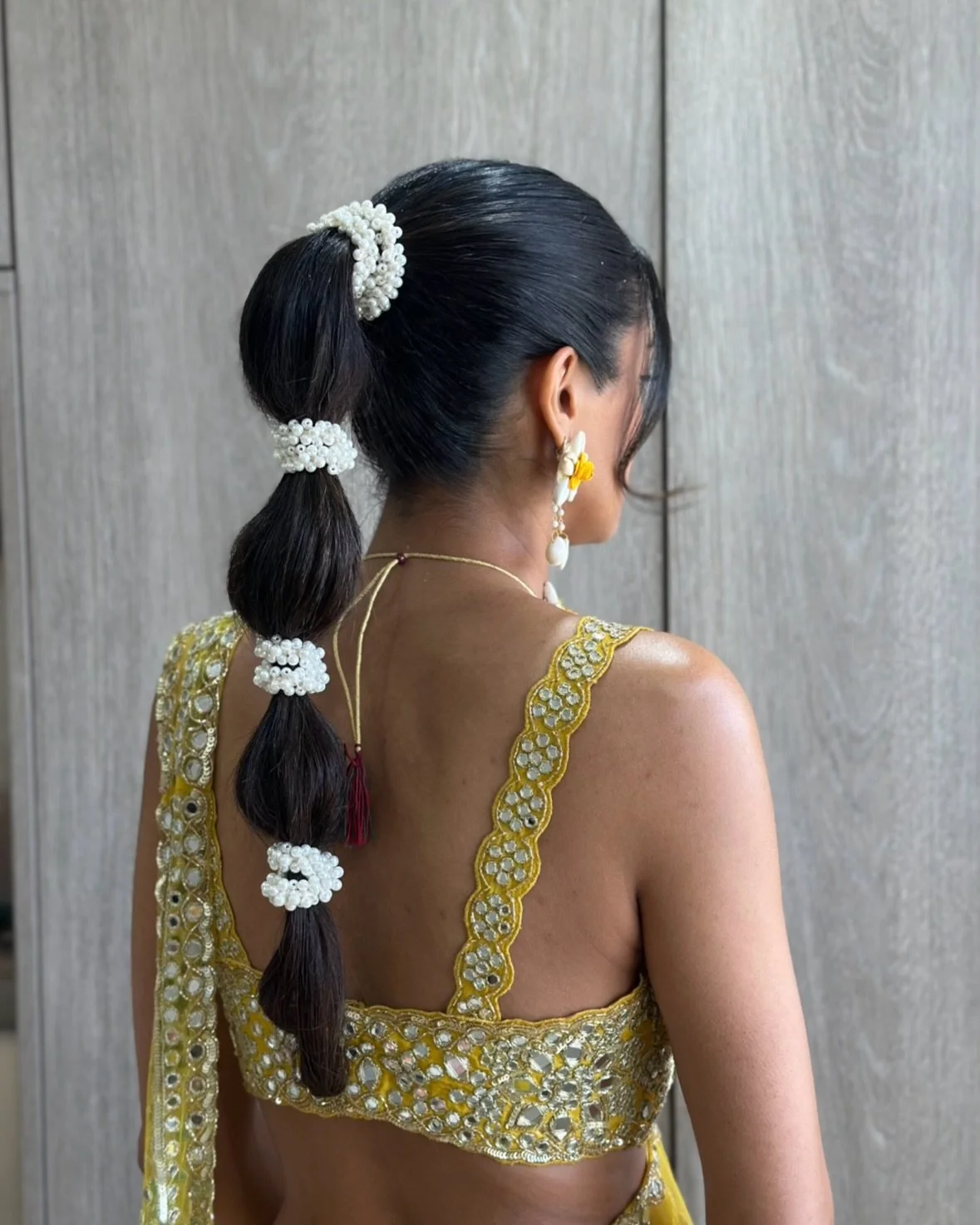 ALYSHA 💛🫧✨

The brief: something pretty, practical, and Pithi-proof

The result: a bubble braid to keep everything in place
 
Save this for bridal inspo 🌟

#bridal #pithi #brides #bridetobe