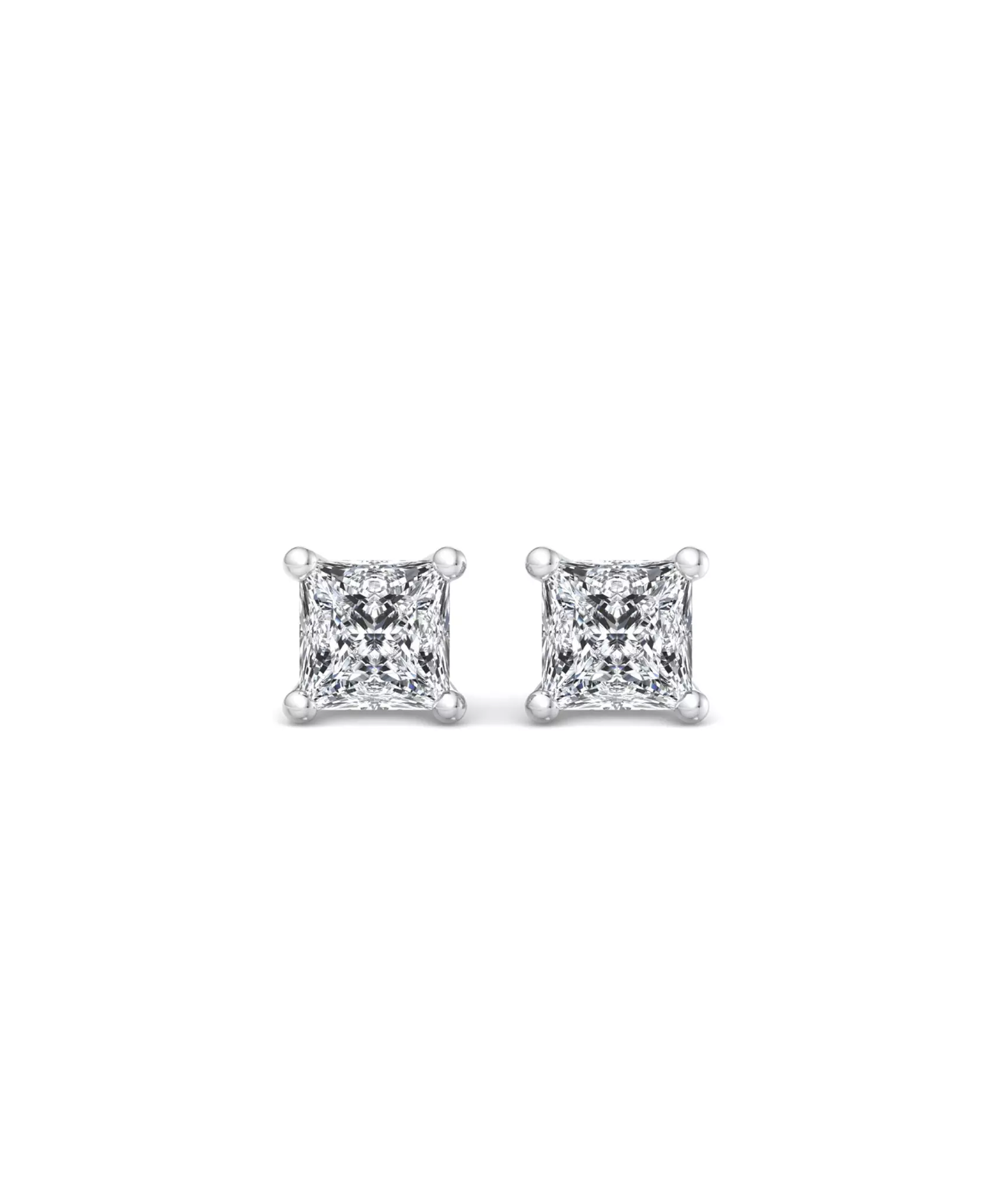 Princess Diamond Studs