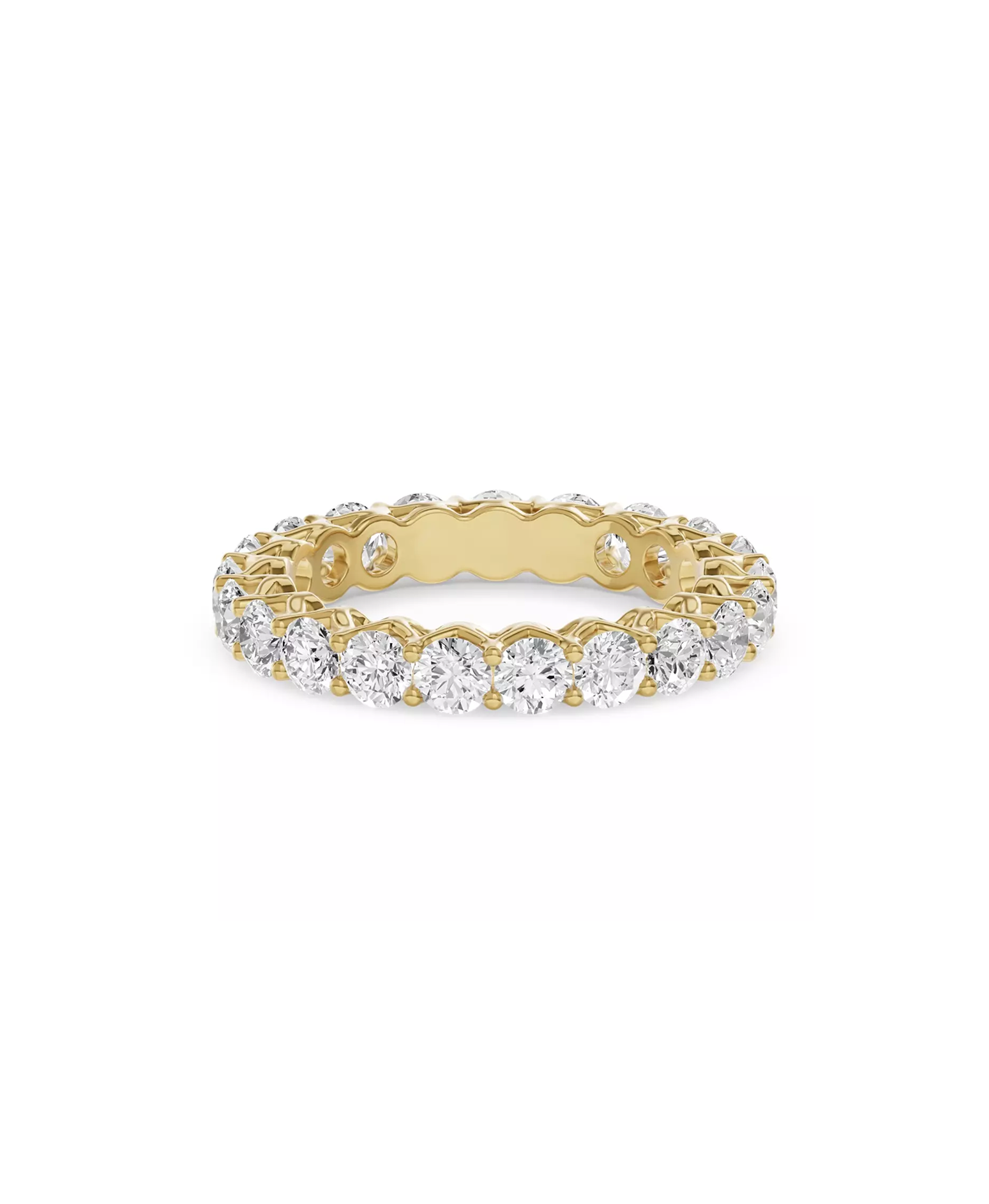 Gold Round — Eternity Band