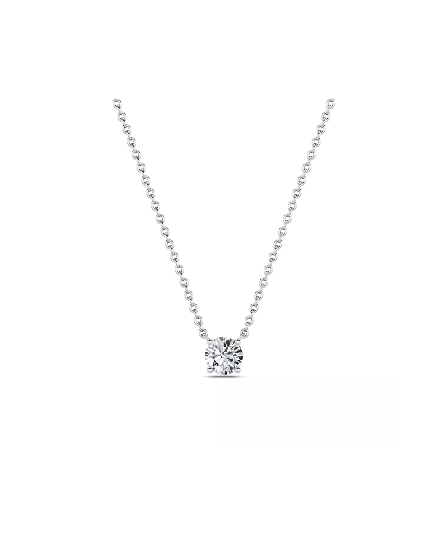 Round Diamond Pendant