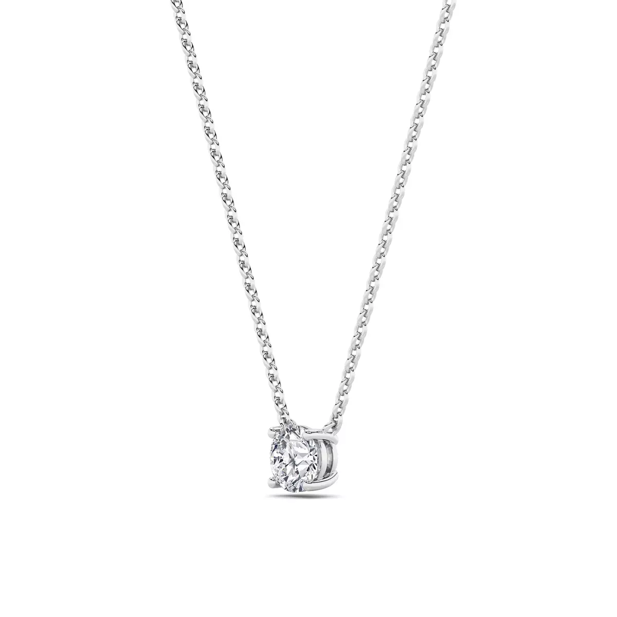 Round Diamond Pendant