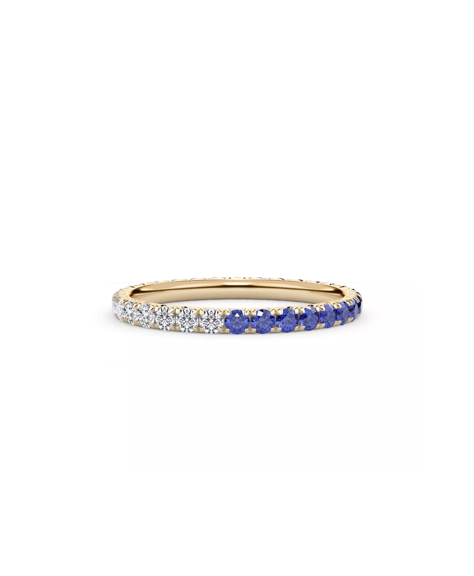 Diamond & Sapphire — Eternity Band
