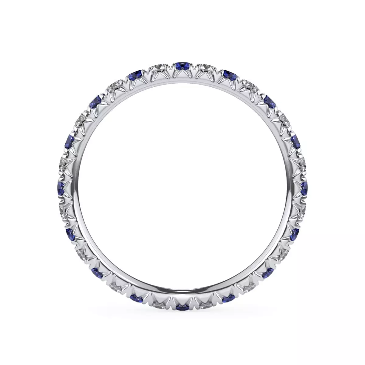 Sapphire — Eternity Band