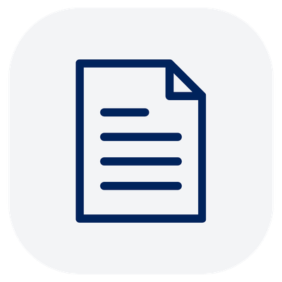 Icon of a document with lines of text.