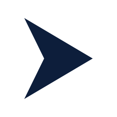 A dark blue right-facing arrow icon with a black background.