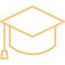 Graduation cap with tassel