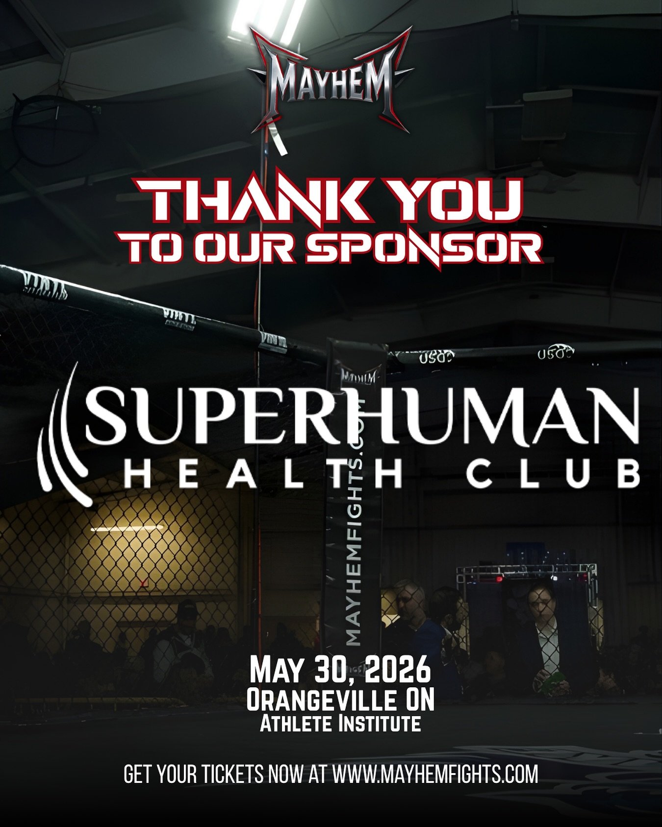 We are thrilled to welcome Superhuman Health Club as an official sponsor for Mayhem! ⚡️🥊
Having a partner that is dedicated to peak performance and health is a perfect fit for our athletes and our mission. A massive thank you to the Superhuman team 