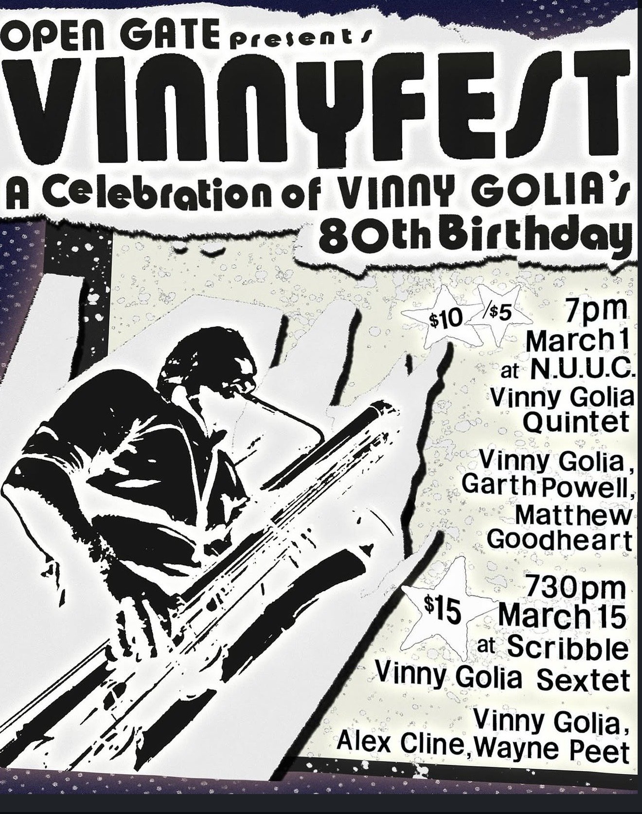 VINNYFEST - A CELEBRATION OF VINNY GOLIA'S 80TH BIRTHDAY 