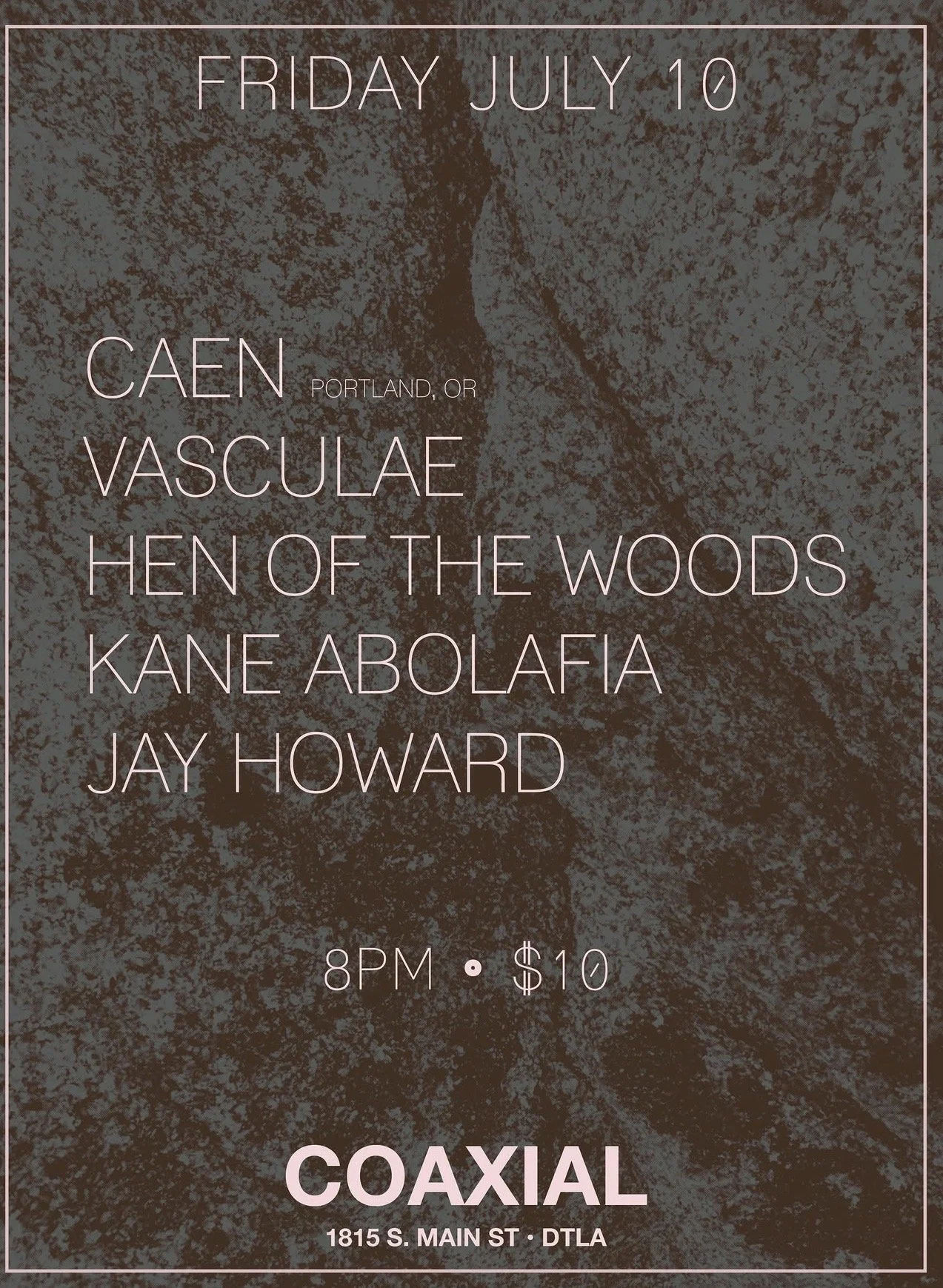 Noise at Coaxial!