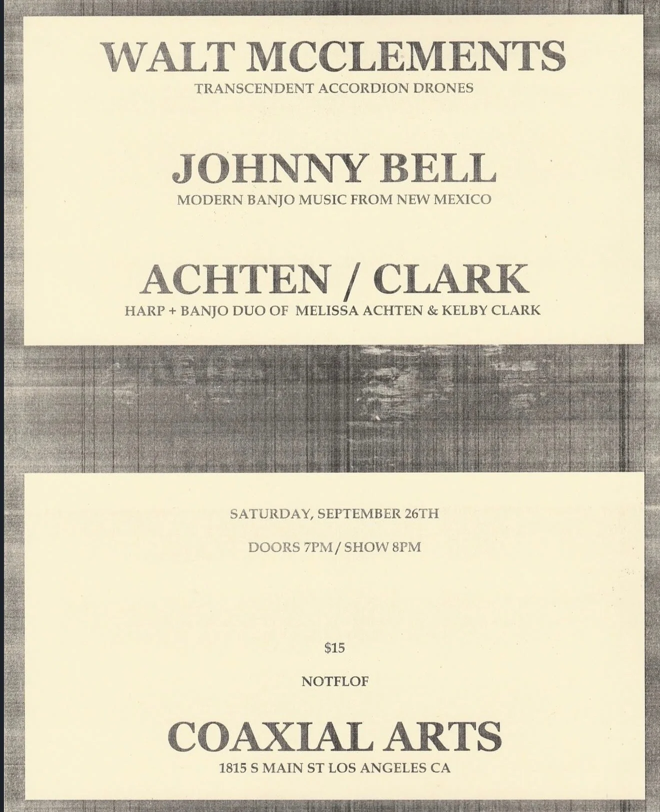 Experimental Improv @ Coaxial Arts!