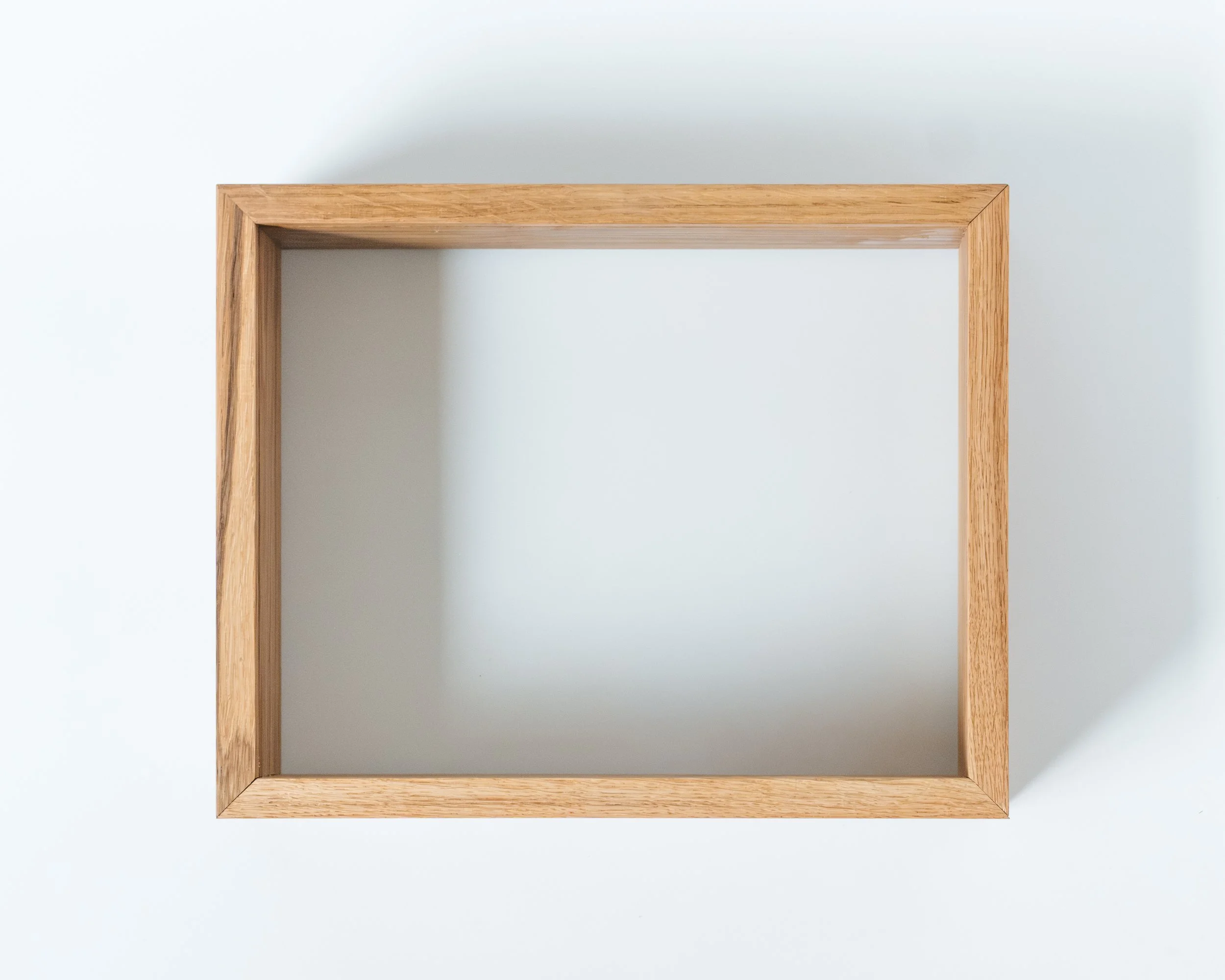 White Oak 11x14" Shadowbox Frame