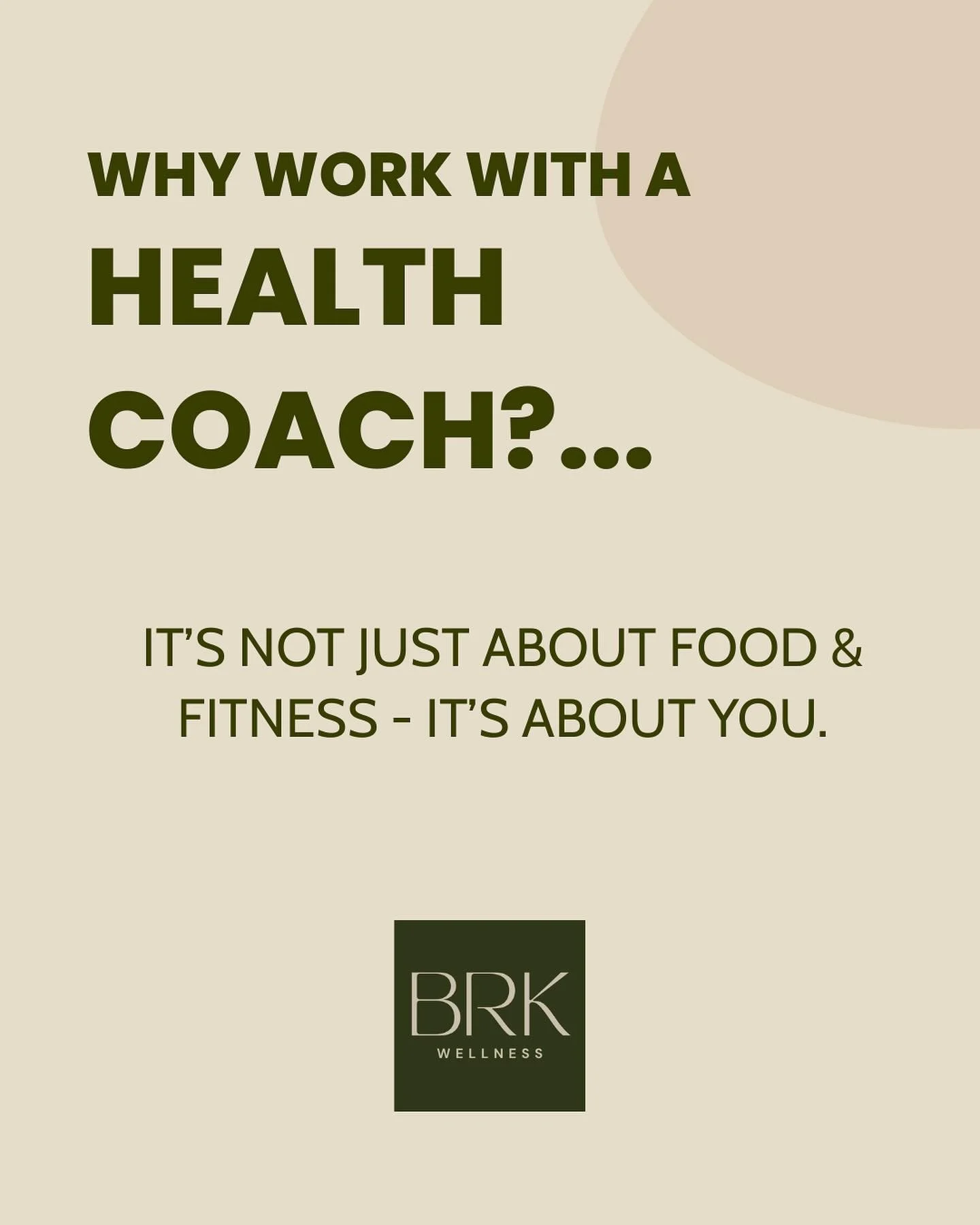 ✨Why work with a health coach?✨

🤝 personalized plan for YOUR body &amp; lifestyle 
💪🏻 accountability so you can stay on track (even when life gets busy)
🌱 sustainable change - quick fixes do NOT work 

If you feel overwhelmed with where to begin
