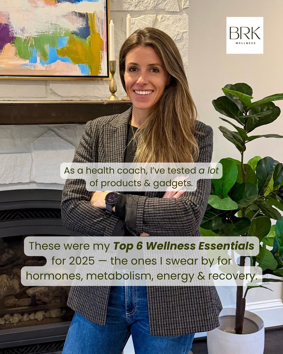 Feeling like your wellness routine is turning into a 50 step process? Let me help. 😉 I do the research, the testing and will only recommend what works, what you need and what fits within your lifestyle. 
 Here are MY top 6 essentials from 2025 for h