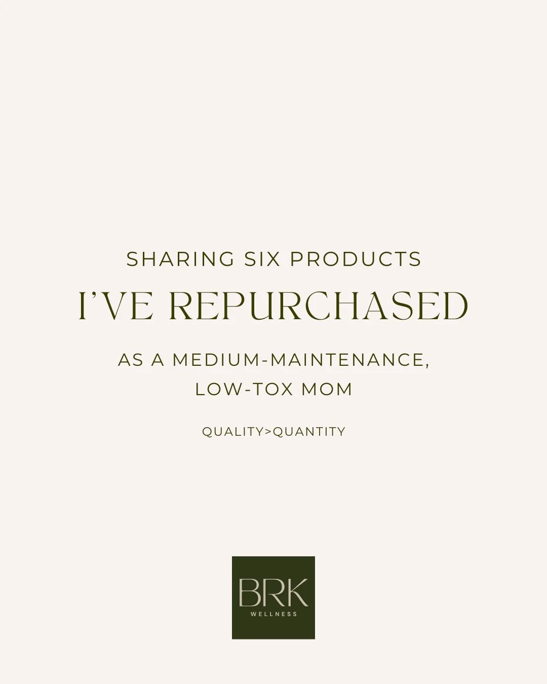 6 products I keep repurchasing as a medium-maintenance, low-tox mom.

Your skin is your largest organ, and what you use on it every day adds up.
 That doesn&rsquo;t mean you need a 12-step routine &mdash; it just means being a little more intentional