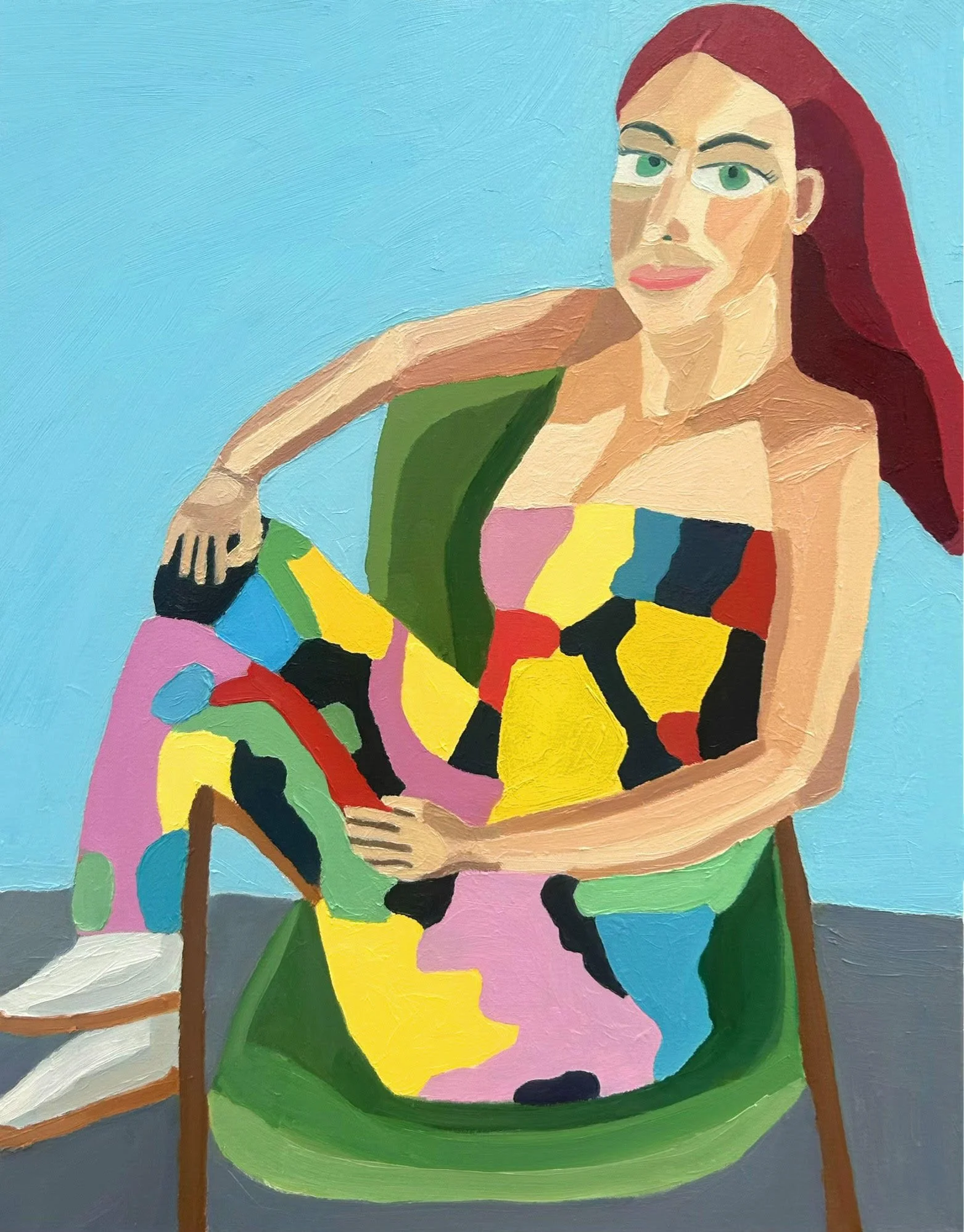 "Lippy Laura Sitting Pretty" by Leo Psaros