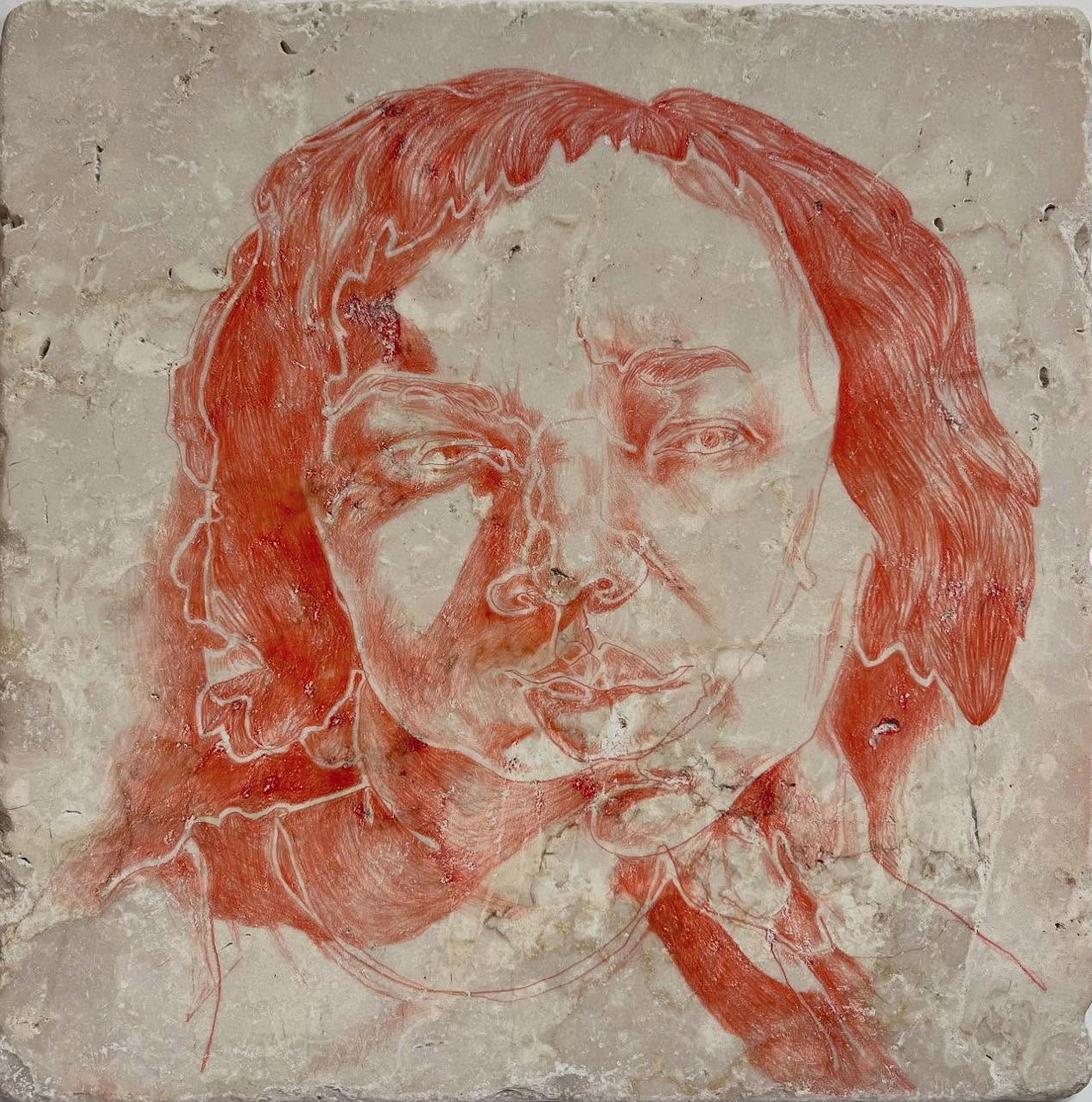 "Marble Bust No. 2" by Esmé R. Saccuccimorano