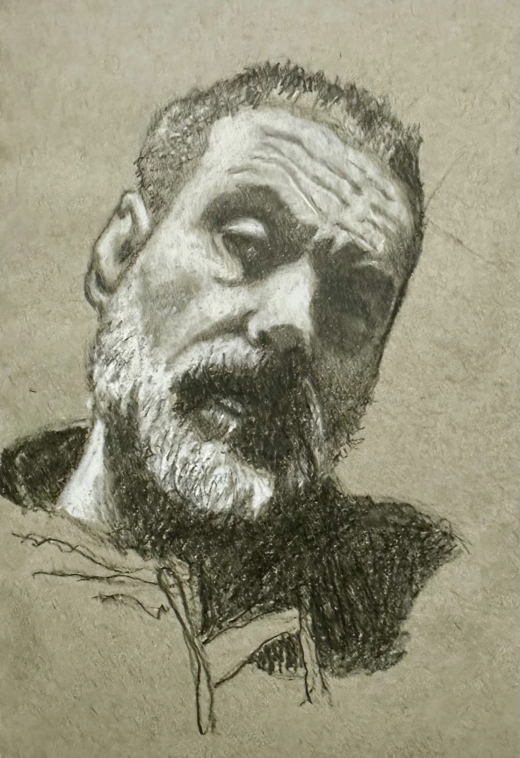 "Self-Portrait: Year's End" by Tim Vahle