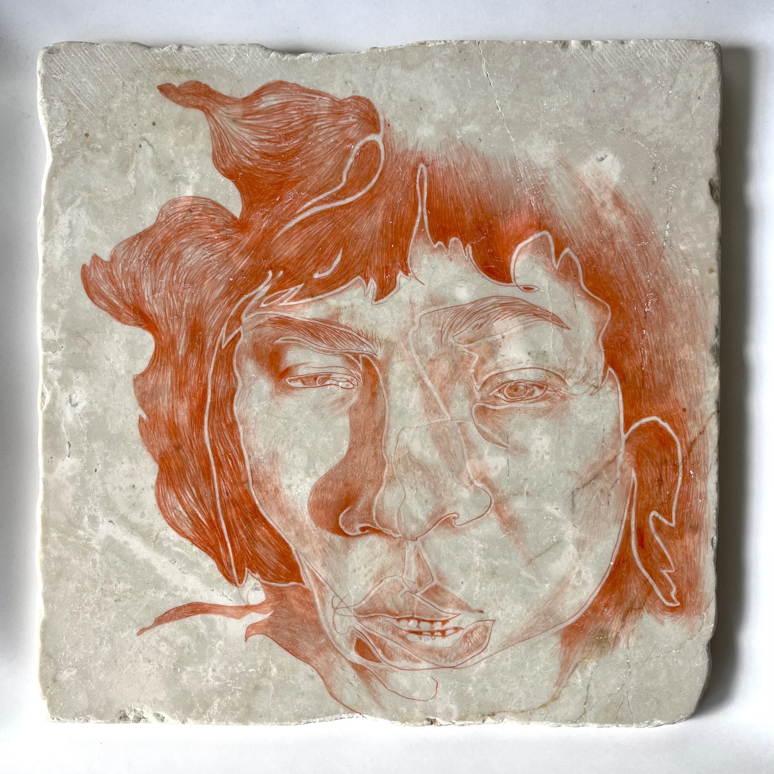 "Marble Bust No. 4" by Esmé R. Saccuccimorano