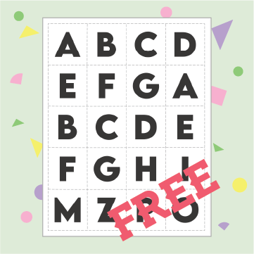 Music Alphabet Cards (A4 Size)