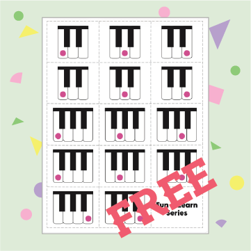 Keyboard Cards (Letter Size)