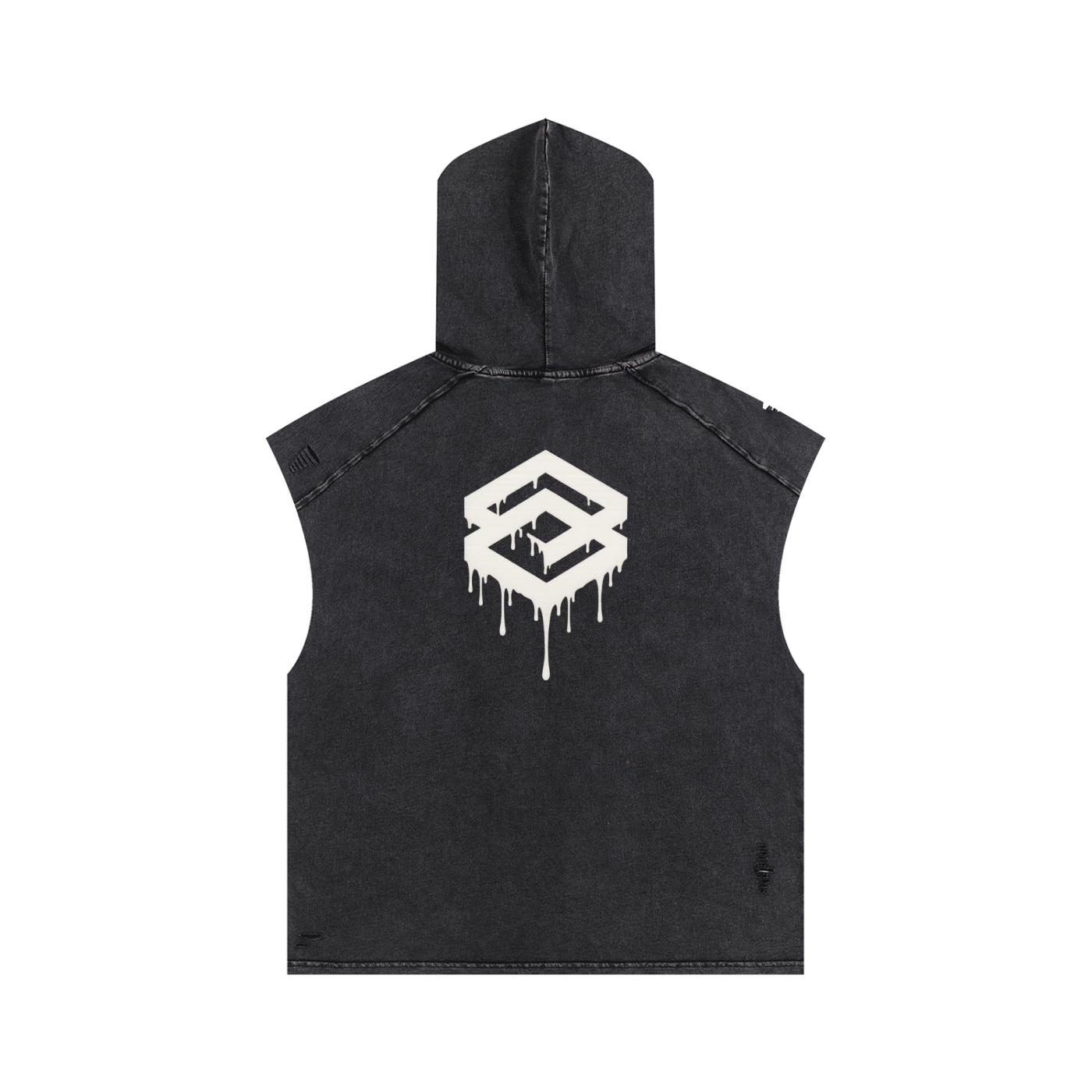 Snow Washed Boxy Hooded Tank Top — TryDoras