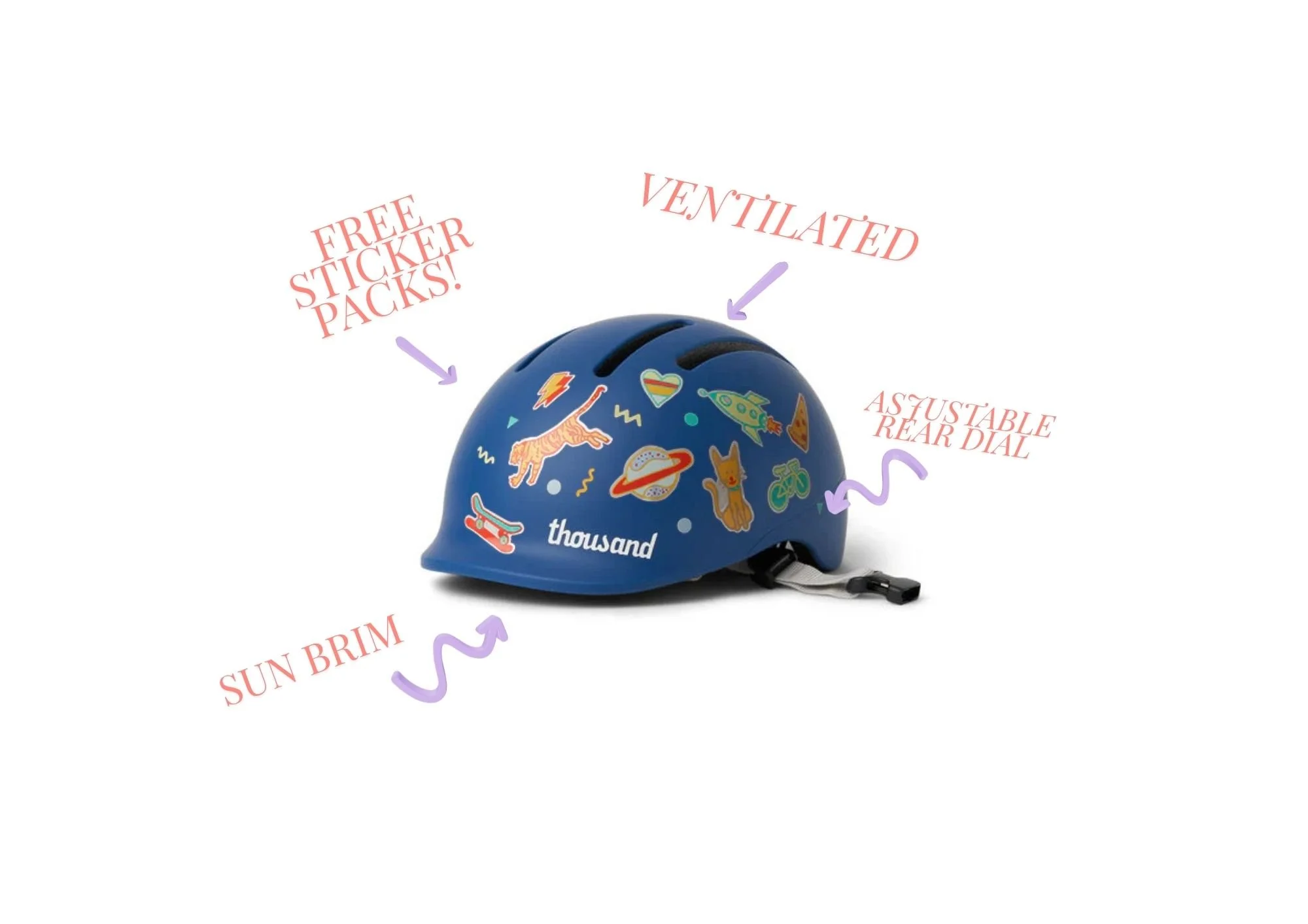 Thousand Toddler Helmet - Bravo Blue