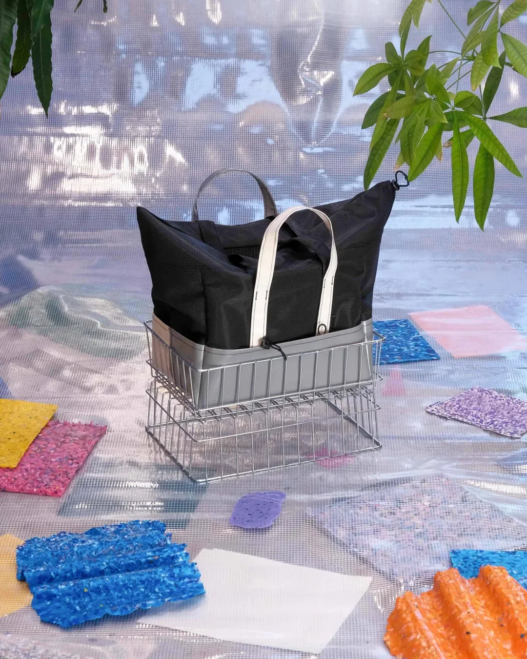 Manivelle Le Cabas Tote - Grey | Creme