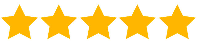 Five yellow stars on a black background.