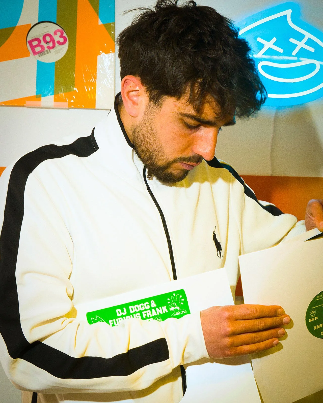 Gauthier, owner of GOT.DRIP Streetwear and Records, a vinyl and clothing store in Amsterdam, Netherlands.