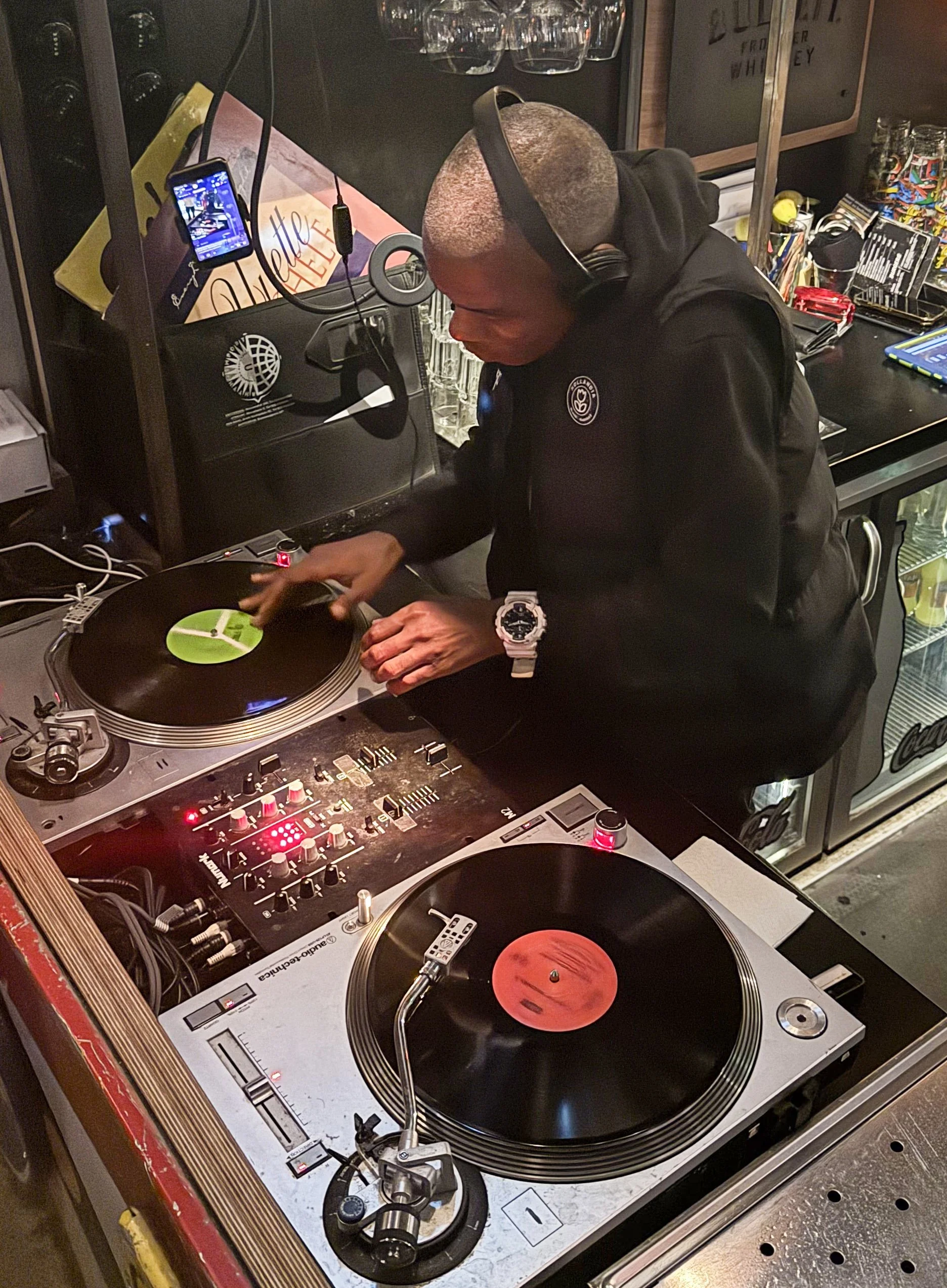 DJ Fresh playing a live DJ set for Amsterdam Vinyl Club