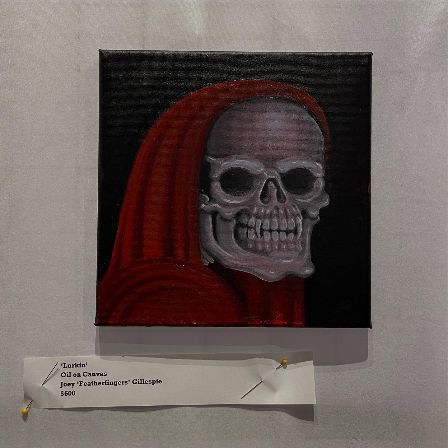 Tagged artists credited to piece, pricing found by zooming in 👀 on gallery tags. Red dot means sold and &lsquo;NFS&rsquo; is -not for sale-