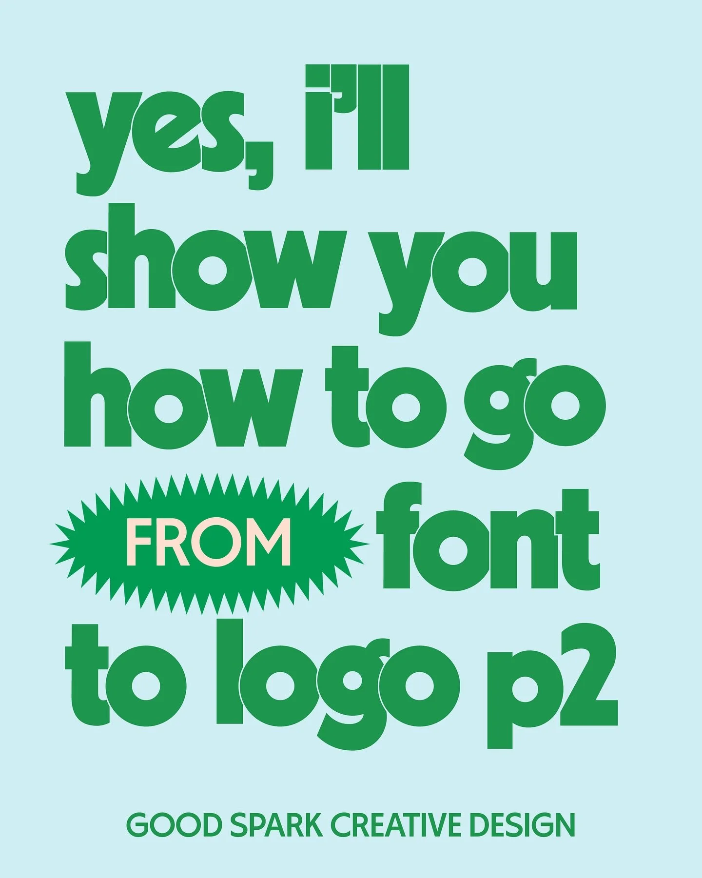 FROM FONT TO LOGO ✨ (Part Two)
Turning fonts into custom logos is one of my favorite parts of branding. In this post, I&rsquo;m showing how I transform typography into bold, unique wordmarks &mdash; refining letters, adjusting shapes, and adding thos