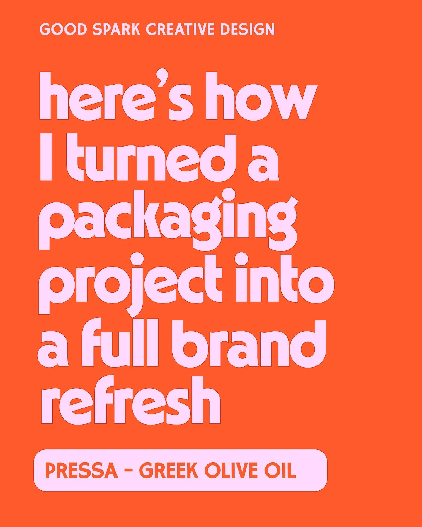 PACKAGING TURNED FULL BRANDING - What started as a simple packaging update turned into a full brand refresh ✨

The client originally came to me for a new bottle design but once we nailed that bold, punchy look, the rest of the brand just didn&rsquo;t