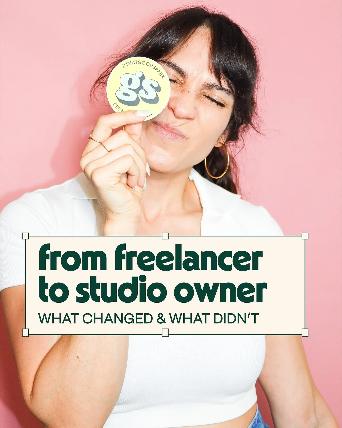 That subtle shift from one woman show to full on creative studio 👀

Good Spark started as just me and lots of late nights, big dreams and too many open Illustrator files. But I always carried the belief that I could build something meaningful with c