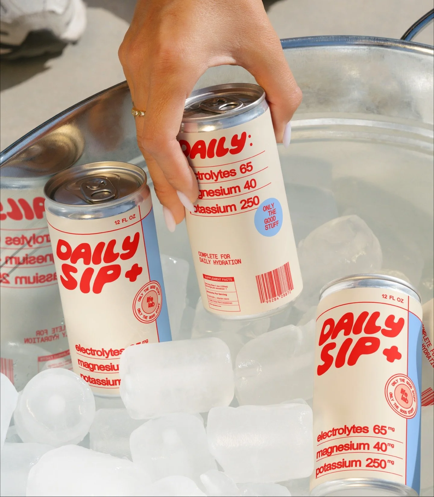 LIFELAB - UPDATED 💊💧 It&rsquo;s a full system refresh for Life Lab &mdash; clean, clever, and just a little irreverent.

You already know I love reimagining brands, and this one&rsquo;s been begging for a refresh.
Now featuring both a hydration bev